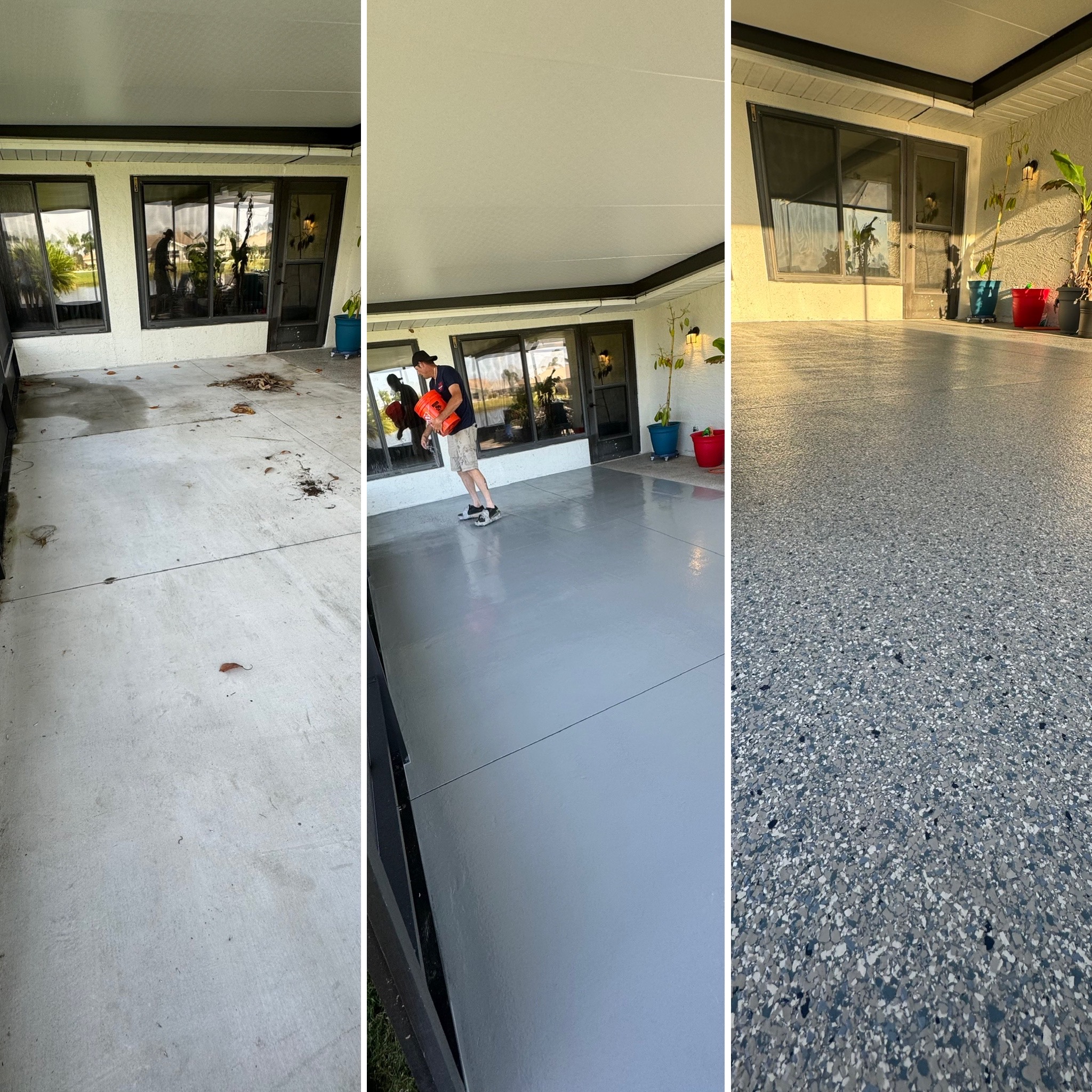 Epoxy Flooring, knowledgable, skilled, labor, home repair, repairs, kitchen, bathroom, garage, commercial flooring, office flooring.