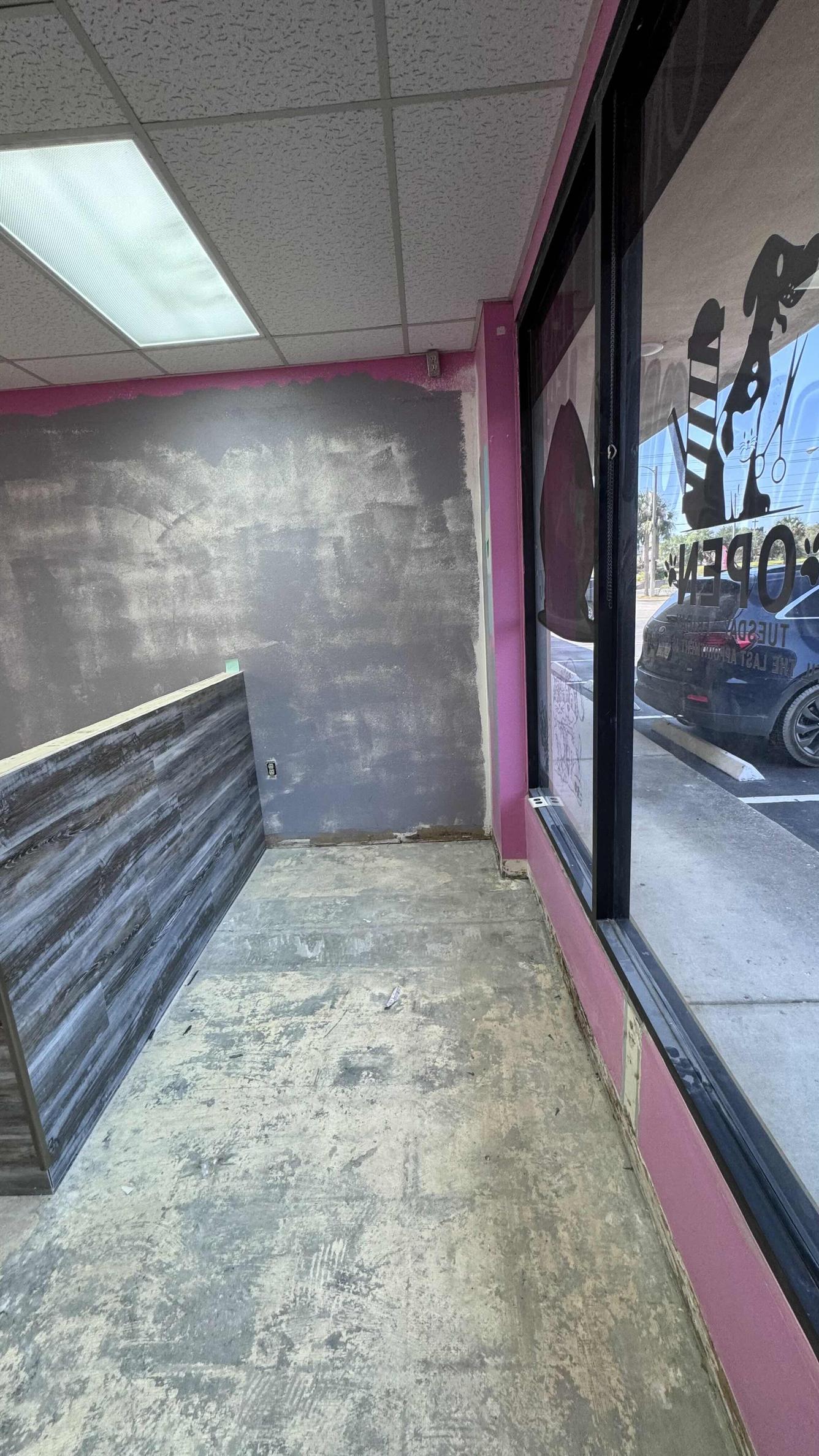 Preparing floors for Epaxy Flooring and Walls for Painting