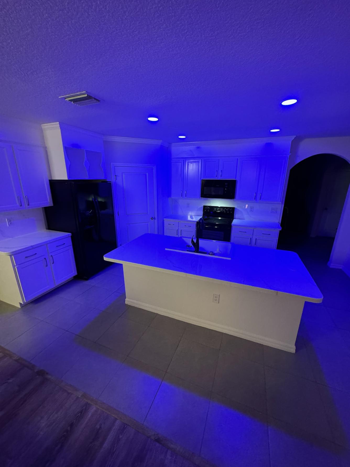 Special lighting for kitchen and bathroom
