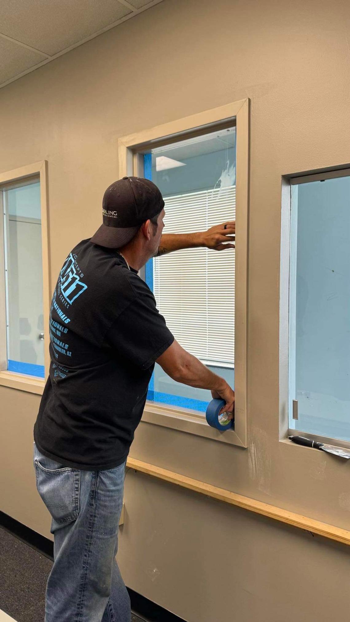 Painting, trim