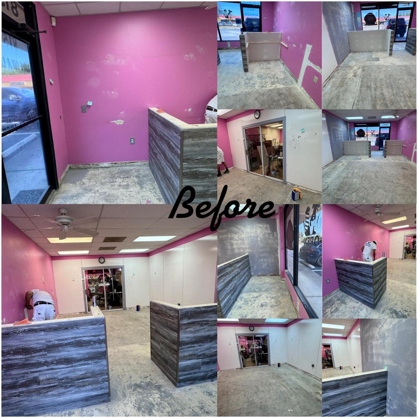 Before After Painting and Flooring